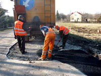mieszanką mineralno - asfaltową z zastosowaniem termosu