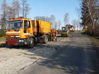 mieszanką mineralno - asfaltową z zastosowaniem termosu