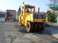 mieszanką mineralno - asfaltową z zastosowaniem termosu